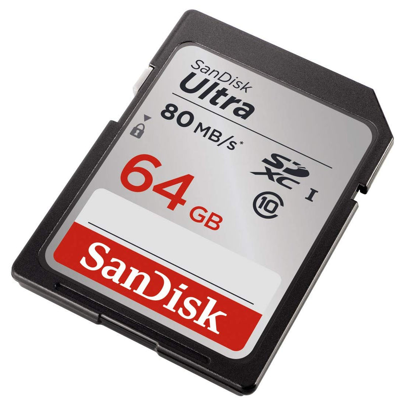 SanDisk Ultra 64GB SDXC UHS-I 100MB/s C10 U1 Full HD Memory Card (SDSDUNR-064G-GN6IN)