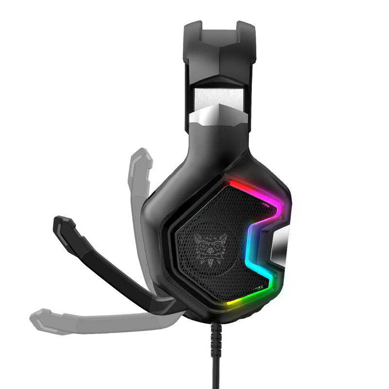 ONIKUMA K10 PRO Wired Gaming Headset - with Noise Cancellation, RGB LED Light