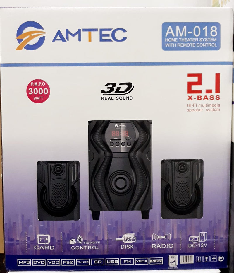 Amtec AM-018  2.1ch Subwoofer Bluetooth Speaker