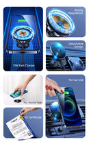 Usams US-CD164 Ultra-Slim Magnetic Car Wireless Charger 15W(Also For Home Use)