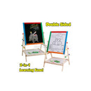 2in1 Sided Kids Learning Easel -Magnetic White & Black Board