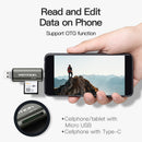 Vention USB 3.0 + Type C Micro USB Multi-function Card Reader (VEN-CCHH0)