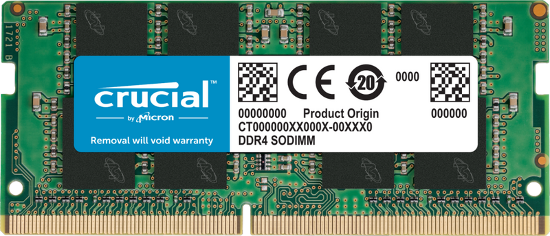 Crucial 32GB DDR4-2666 SODIMM Laptop RAM 