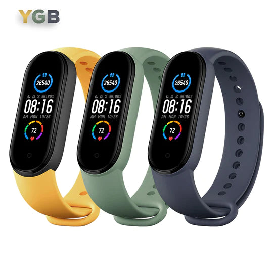Mi Smart Band 5 Strap (3-Pack) - Made of quality silicon material