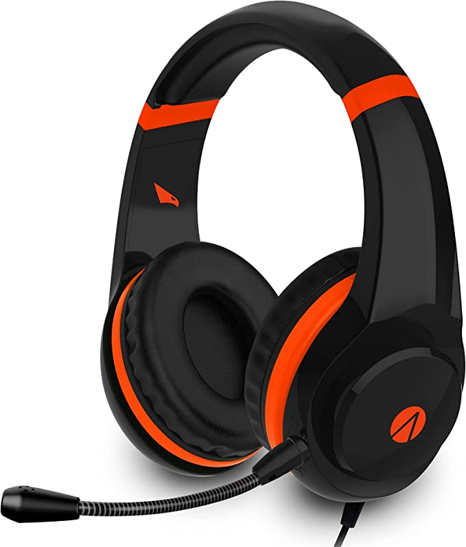 Stealth Raptor Multi-Format Gaming Headset - Flexible mic,Soft foam cushioning, Flexible ear cups