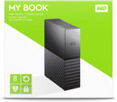 WD 8TB My Book Desktop External Hard Drive, USB 3.0 - WDBBGB0080HBK-NESN