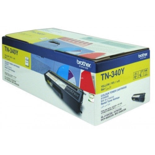 Brother TN-340Y Yellow Toner Cartridge