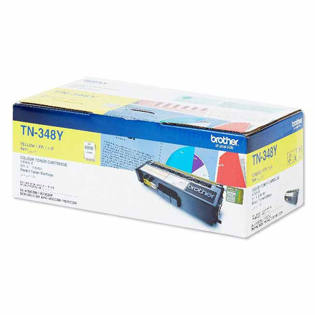 Brother TN-348Y Yellow Toner Catridge