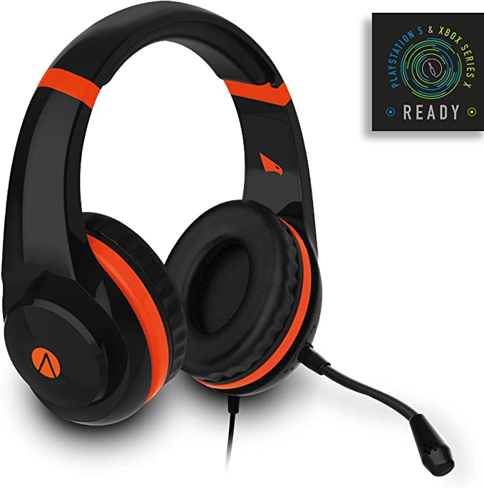 Stealth Raptor Multi-Format Gaming Headset - Flexible mic,Soft foam cushioning, Flexible ear cups