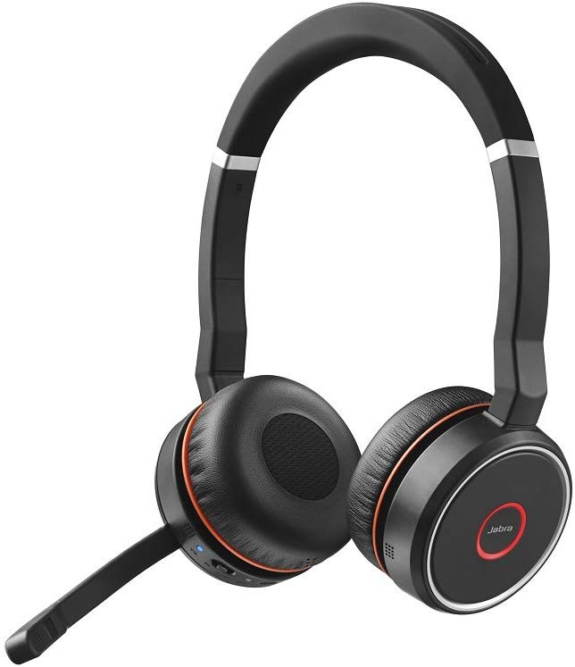 Jabra Evolve 75 Stereo UC Including Link 370 Wireless Headset -7599-838-109