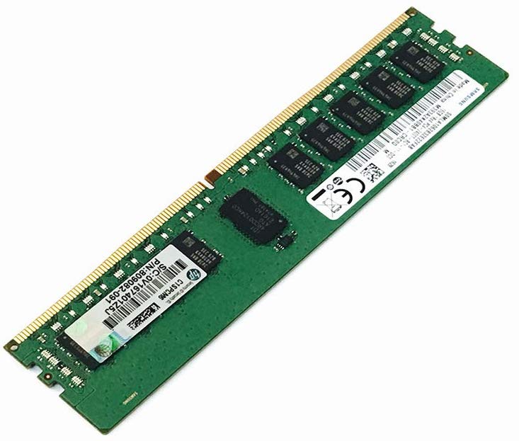 HPE 16GB (1x16GB) Single Rank x4 DDR4-2400 CAS-17-17-17 Registered Memory Kit (805349-B21) for Proliant Gen9 Servers