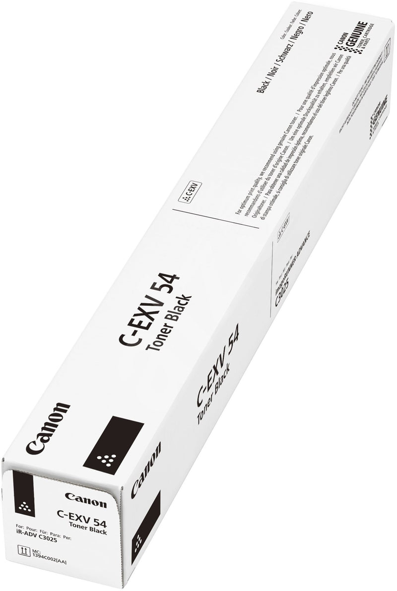 Canon C-EXV54  (2786B002AA) Black Toner Cartridge - Yield:15,500 pages