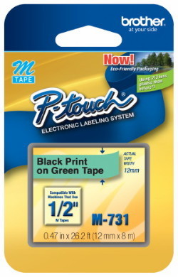 Brother M-731 Label Printer Tape