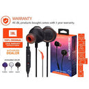 JBL Quantum 50 In-ear wired gaming headset - with Quantum SOUND technology,  volume slider and mic mute