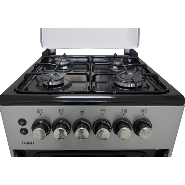 Mika MST50PUAGSL (MST50PIAGKG) All Gas Cooker - 4 Euro gas burner with Gas Oven, Push Button Auto-ignition
