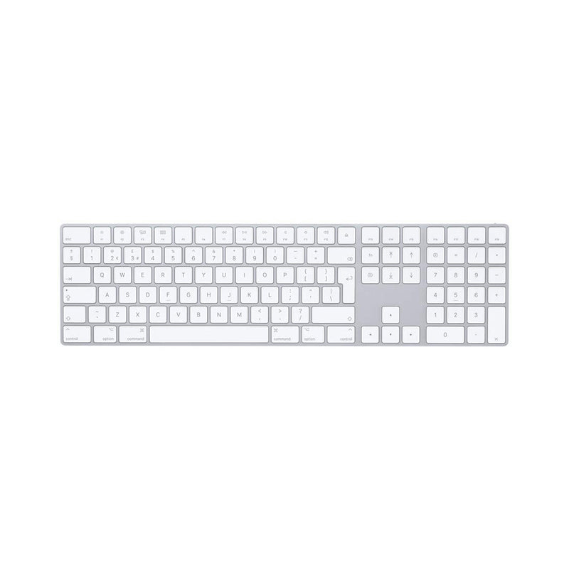 Apple Magic Keyboard with Numeric Keypad (MQ052B/A) - British English - Silver