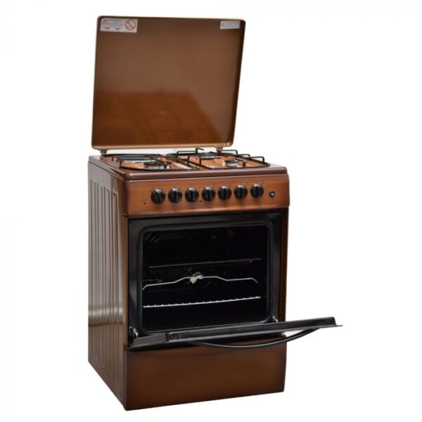 Ramtons RF/401 3 Burner Gas Cooker - with 1 Electric Plate, Auto-Ignition, Electric oven/grill, Thermostat