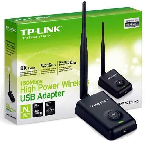 Tplink 150Mbps High Power Wireless USB Adapter TL-WN7200ND