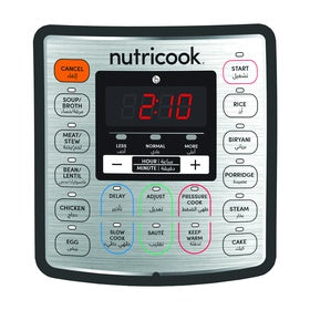 Nutricook NC-SPEK6 6Liters Eko Smart Pot Pressure Cooker - 9 appliances in 1, Power Output: 1000W
