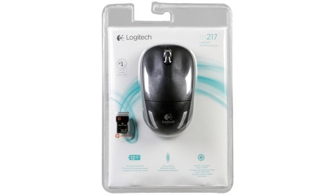 Logitech M217 Wireless Optical Mouse with Unifying USB receiver