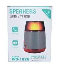 WSTER WS-1826 Bluetooth Wireless Speaker - Support Micro SD Card, AUX & FM Radio