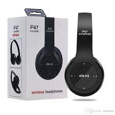 P47 Wireless Headphones - 5.0 +EDR, Wireless  5.0 version ,TF Card FM Radio MP3 player/ Wireless