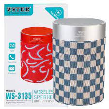 WSTER WS-3135 Bluetooth Wireless Speaker - Support Micro SD Card, AUX & FM Radio