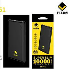 Villaon VP361 10000mAH Quick Fast Charging Power Bank - Super Slim, Fast Charging, Dual-USB