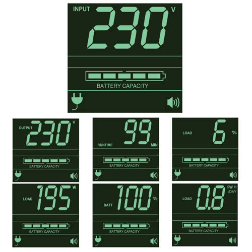 SmartPro 230V 2.2kVA 1.92kW Line-Interactive Sine Wave UPS