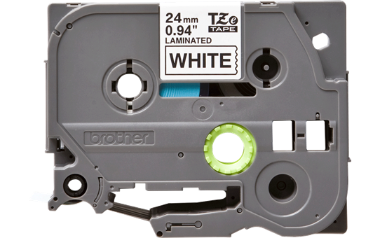 Brother TZE-251 24mm Black on White Label Printer tape