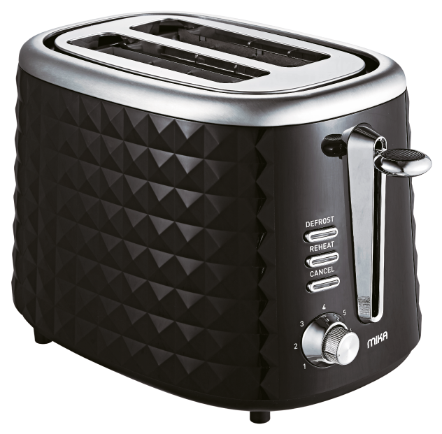 Mika MTS2304 2 Slice Toaster - 850W, Browning Control 7 Setting