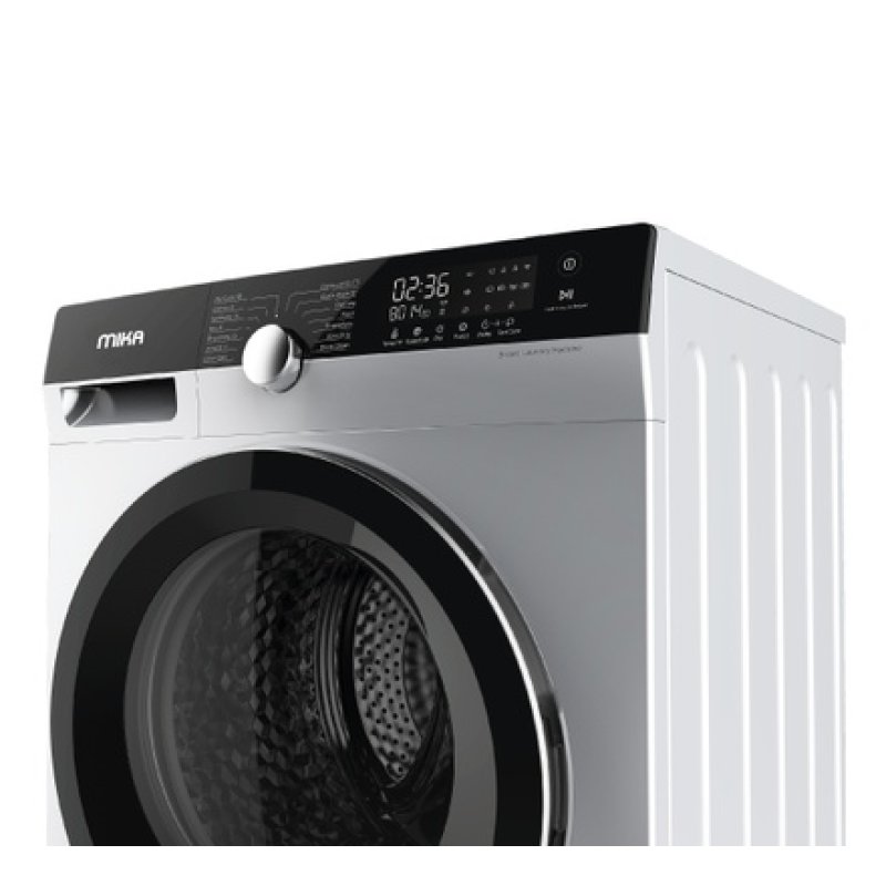Mika MWAFS3210DS 10Kgs Front Load Washing Machine - Spin Speed: 1500 RPM, Power Out Auto Restart