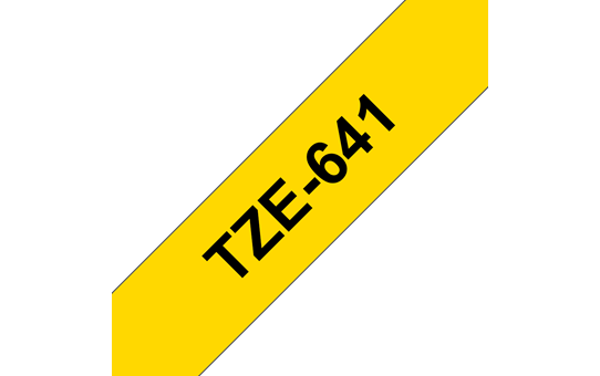 Brother TZE-641 Labelling Tape Cassette 18mm Black on Yellow