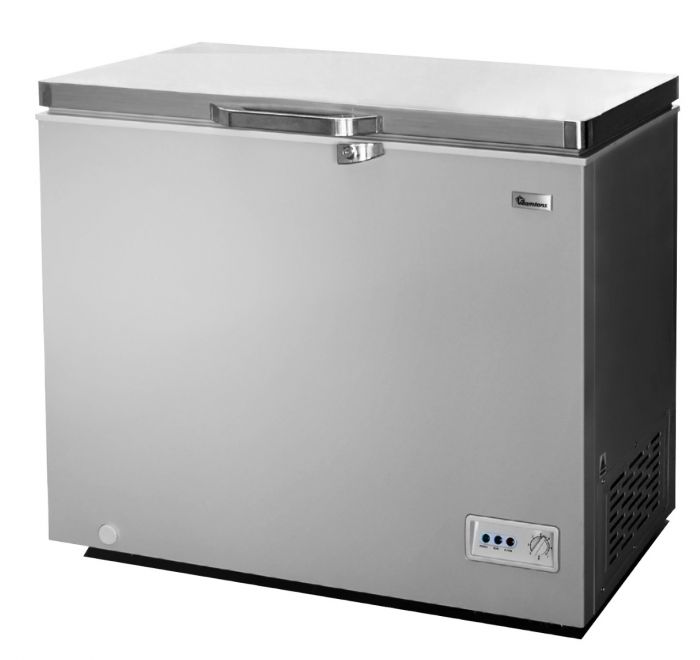 Ramtons CF/237 190Litres Chest Freezer - Aluminium interior, Lockable door + Glass display