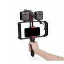 Jmary MT-33 Video Cage Rig Tripod Kit Handle - 360 degree omnidirectional use, Camera and smart phones can be used