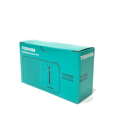 TOSHIBA TX-PR20 Portable Pocket AM/FM Radio (TX-PR20-RD)
