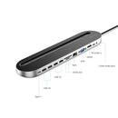 Vention Type C to Multi-Function 12 IN 1 Docking Station (VEN-THEBC)