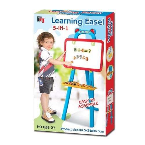 3in1 Kids Magnetic Learning Easel Board