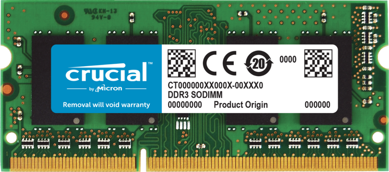 Crucial Laptop RAM DDR3L 8GB 1600 (CT102464BF160B)