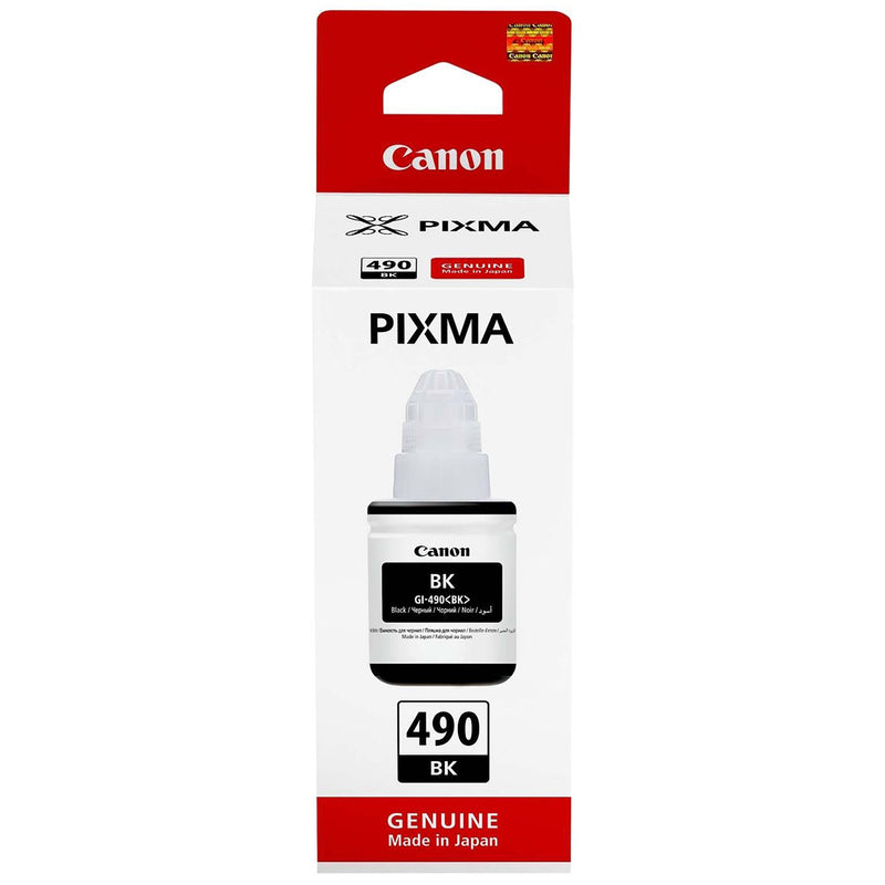 Canon GI-490 Black Ink Bottle Catridge 0666C001AA - PRINTER USES: G2400 / G3400