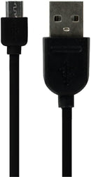 Premier Accessory Group Energizer Android Charger Micro USB Cable 8ft Fast Charging USB 2.0 Syncing Braided Cord Metal Tip, Black 8 Feet (ENG-NBMCSYBK)