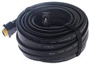 DTECH 65ft Extra Long VGA to VGA Cable (B01ASTWN48)15 Pin Male to Male Flat SVGA Cord for Computer to Monitor Full HD Video 15 Meter, Black)