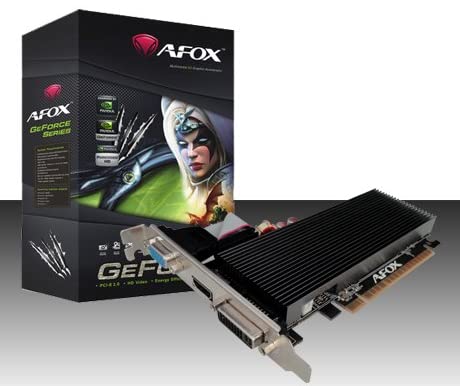 AFOX NVIDIA GeForce (B00BU562W4) G210 1GB DDR3 HDMI DVI VGA PCI-E 2.0 Low Profile Silent Graphics Card