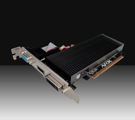AFOX NVIDIA GeForce (B00BU562W4) G210 1GB DDR3 HDMI DVI VGA PCI-E 2.0 Low Profile Silent Graphics Card