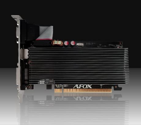 AFOX NVIDIA GeForce (B00BU562W4) G210 1GB DDR3 HDMI DVI VGA PCI-E 2.0 Low Profile Silent Graphics Card