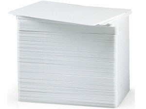 Zebra 104523-111 Premier PVC Card - Zebra white PVC cards, 30 mil (500 cards)