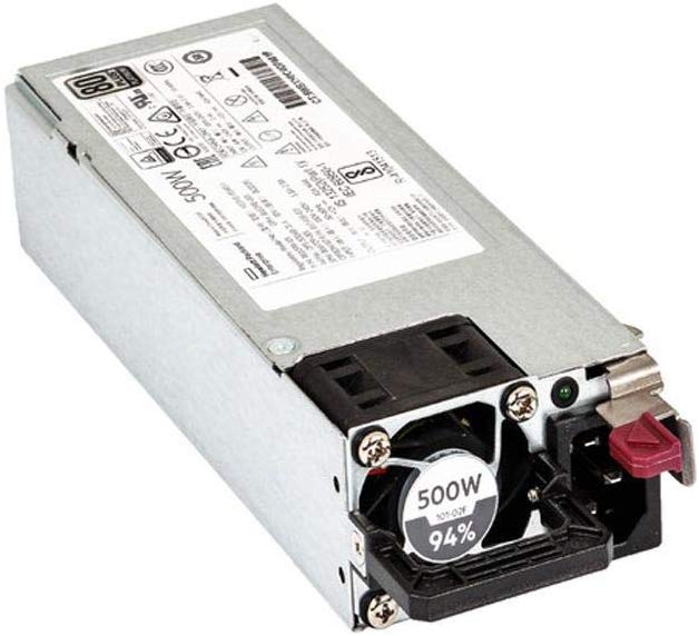 HPE 500W Flex Slot Platinum Hot Plug Low Halogen Power Supply Kit - 865408-B21