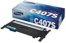 Samsung CLT-C407S/SEE Toner Cartridge Cyan for CLP-325W; CLX-3185FW printers