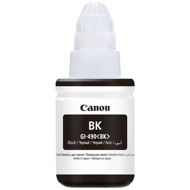 Canon GI-490 Black Ink Bottle Catridge 0666C001AA - PRINTER USES: G2400 / G3400