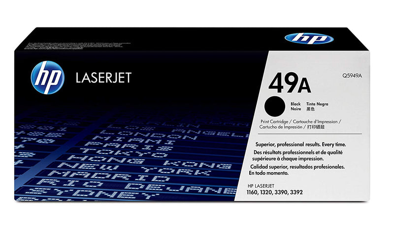 HP 49A Black LaserJet Toner Cartridge (Q5949A)